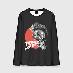 Мужской лонгслив PUNKS NOT DEAD - Панк