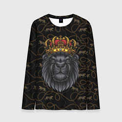 Лонгслив мужской Король лев Black, цвет: 3D-принт