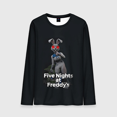 Мужской лонгслив Five Nights at Freddys: Security Breach - кролик В / 3D-принт – фото 1