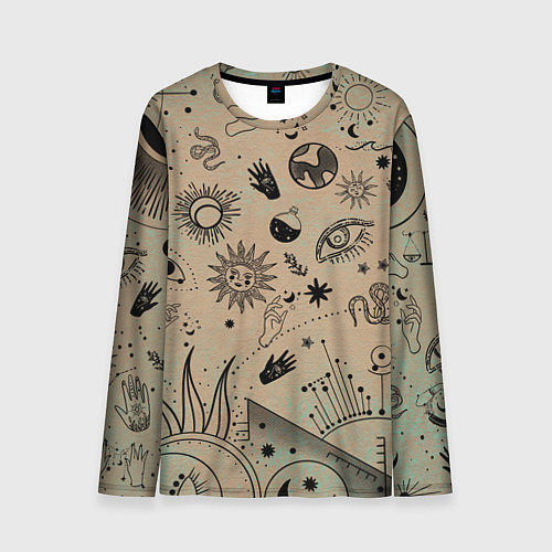 Мужской лонгслив Эзотерика / 3D-принт – фото 1
