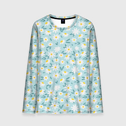 Мужской лонгслив Весенние ромашки