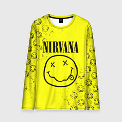 Мужской лонгслив NIRVANA лого