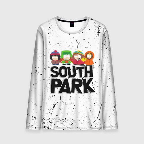 Мужской лонгслив Южный парк мультфильм - персонажи South Park / 3D-принт – фото 1