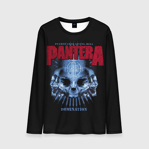 Мужской лонгслив Pantera Domination / 3D-принт – фото 1