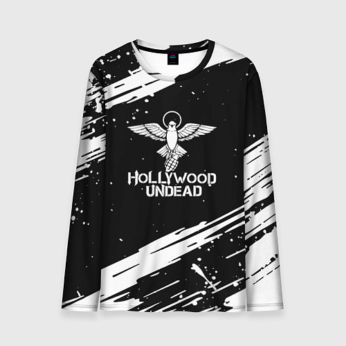 Мужской лонгслив Hollywood undead logo / 3D-принт – фото 1
