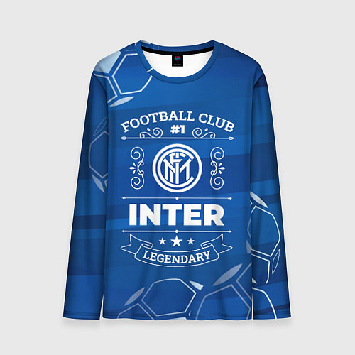Мужской лонгслив Inter FC 1 / 3D-принт – фото 1