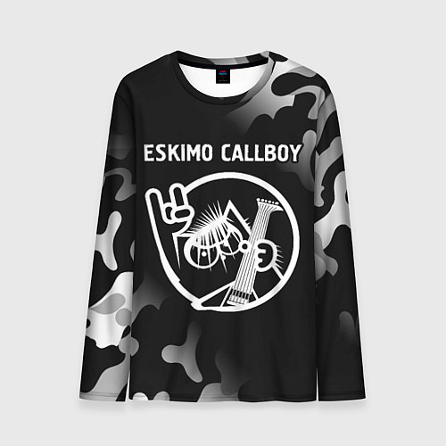 Мужской лонгслив Eskimo Callboy - КОТ - Камуфляж / 3D-принт – фото 1