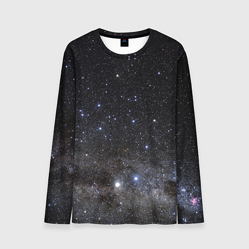Мужской лонгслив Космический космос / 3D-принт – фото 1