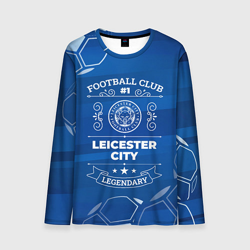 Мужской лонгслив Leicester City FC 1 / 3D-принт – фото 1