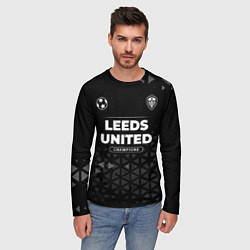 Лонгслив мужской Leeds United Форма Champions, цвет: 3D-принт — фото 2