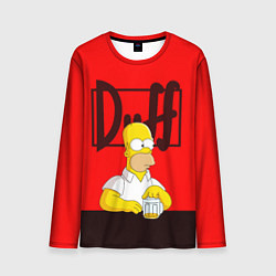 Мужской лонгслив Homer Duff