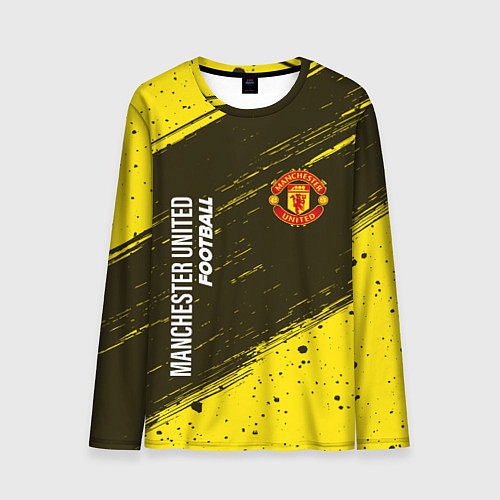 Мужской лонгслив MANCHESTER UNITED Football - Краска / 3D-принт – фото 1