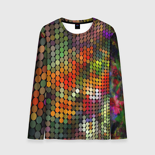 Мужской лонгслив Диско шар / 3D-принт – фото 1