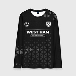 Лонгслив мужской West Ham Champions Uniform, цвет: 3D-принт