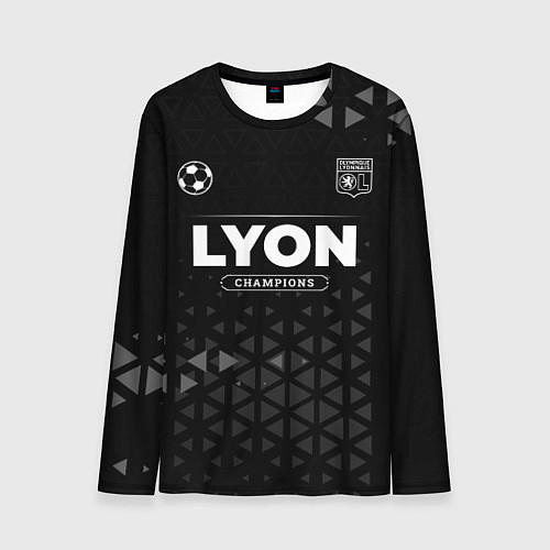 Мужской лонгслив Lyon Champions Uniform / 3D-принт – фото 1