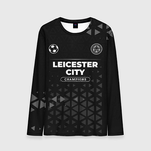 Мужской лонгслив Leicester City Champions Uniform / 3D-принт – фото 1