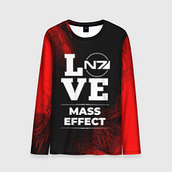 Мужской лонгслив Mass Effect Love Классика