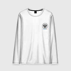 Лонгслив мужской Russia White Collection 20222023, цвет: 3D-принт