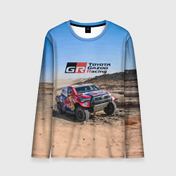 Лонгслив мужской Toyota Gazoo Racing Rally Desert Competition Ралли, цвет: 3D-принт
