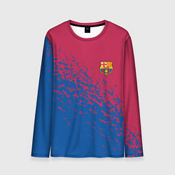 Лонгслив мужской Barcelona маленькое лого, цвет: 3D-принт
