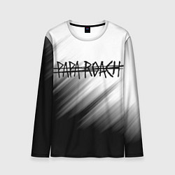 Лонгслив мужской Papa roach Streak logo, цвет: 3D-принт