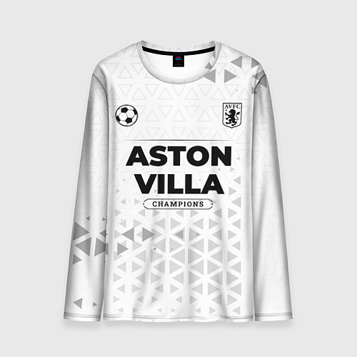 Мужской лонгслив Aston Villa Champions Униформа / 3D-принт – фото 1