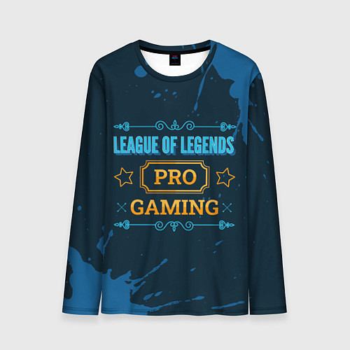 Мужской лонгслив Игра League of Legends: PRO Gaming / 3D-принт – фото 1