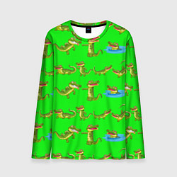 Мужской лонгслив CHARMING CROCODILES