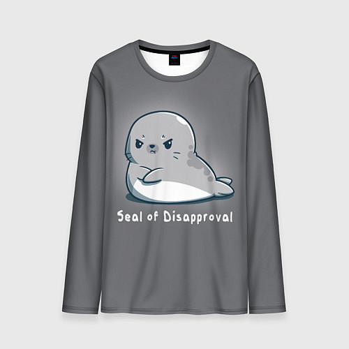 Мужской лонгслив Seal of Disapproval / 3D-принт – фото 1