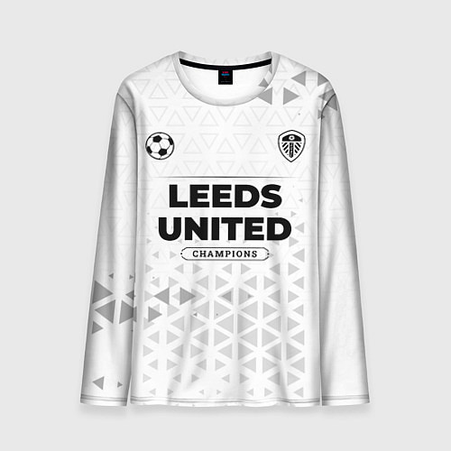 Мужской лонгслив Leeds United Champions Униформа / 3D-принт – фото 1