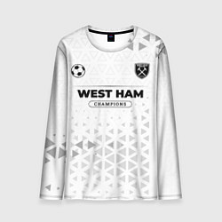 Лонгслив мужской West Ham Champions Униформа, цвет: 3D-принт