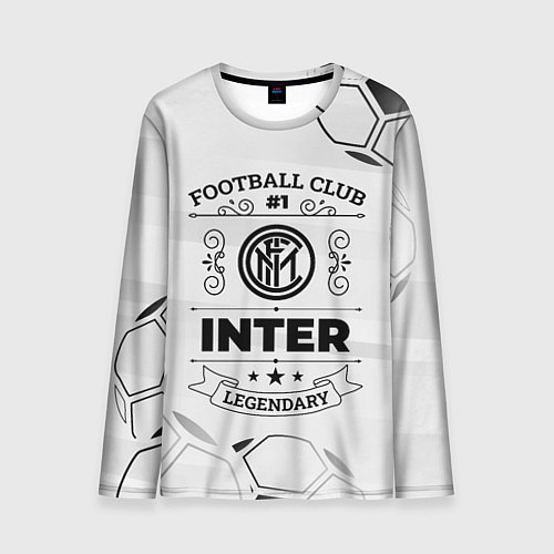 Мужской лонгслив Inter Football Club Number 1 Legendary / 3D-принт – фото 1