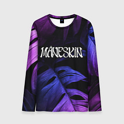 Мужской лонгслив Maneskin Neon Monstera