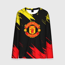 Мужской лонгслив Manchester united Texture