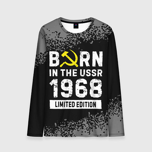 Мужской лонгслив Born In The USSR 1968 year Limited Edition / 3D-принт – фото 1