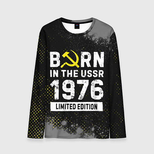 Мужской лонгслив Born In The USSR 1976 year Limited Edition / 3D-принт – фото 1