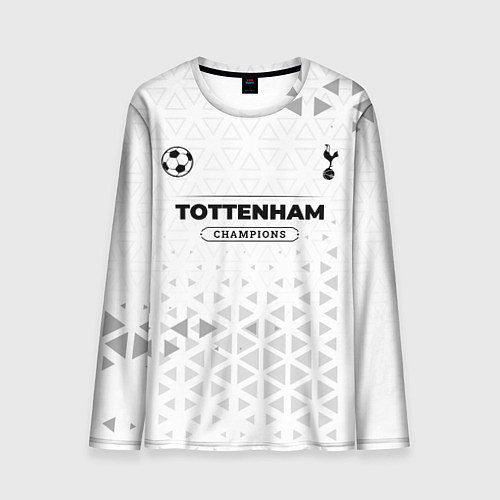 Мужской лонгслив Tottenham Champions Униформа / 3D-принт – фото 1