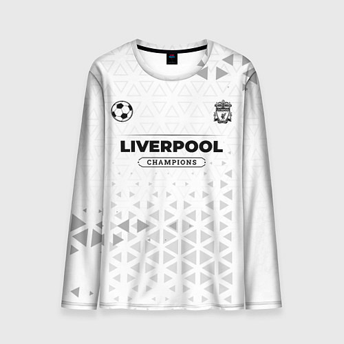 Мужской лонгслив Liverpool Champions Униформа / 3D-принт – фото 1