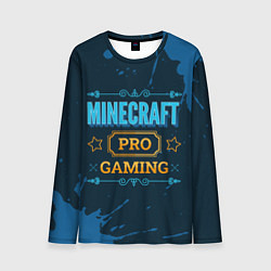 Лонгслив мужской Игра Minecraft: PRO Gaming, цвет: 3D-принт