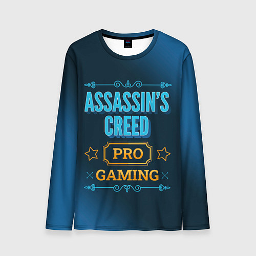 Мужской лонгслив Игра Assassins Creed: PRO Gaming / 3D-принт – фото 1