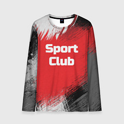 Мужской лонгслив Sport Club Спортивный клуб