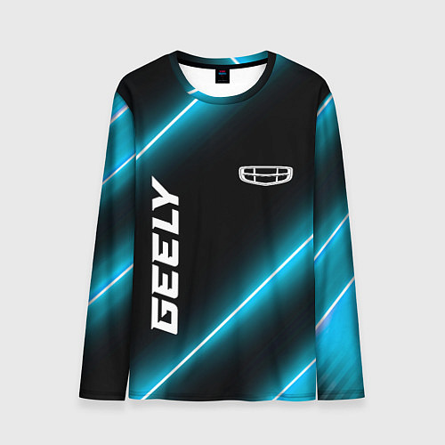 Мужской лонгслив Geely Неоновые Лампы / 3D-принт – фото 1