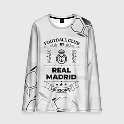 Лонгслив мужской Real Madrid Football Club Number 1 Legendary, цвет: 3D-принт
