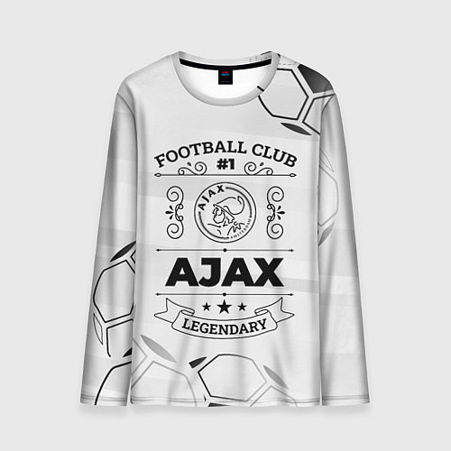 Мужской лонгслив Ajax Football Club Number 1 Legendary / 3D-принт – фото 1