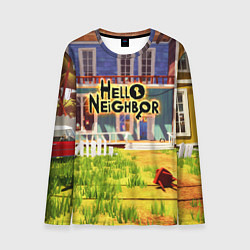 Лонгслив мужской Hello Neighbor: Дом, цвет: 3D-принт
