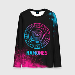 Мужской лонгслив Ramones Neon Gradient