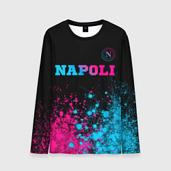 Лонгслив мужской Napoli Neon Gradient, цвет: 3D-принт