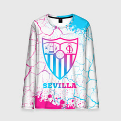 Лонгслив мужской Sevilla FC Neon Gradient, цвет: 3D-принт