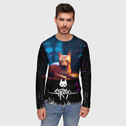 Лонгслив мужской Stray Cat: Бродячий Кот, цвет: 3D-принт — фото 2