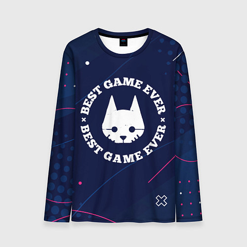 Мужской лонгслив Символ Stray и надпись Best Game Ever / 3D-принт – фото 1
